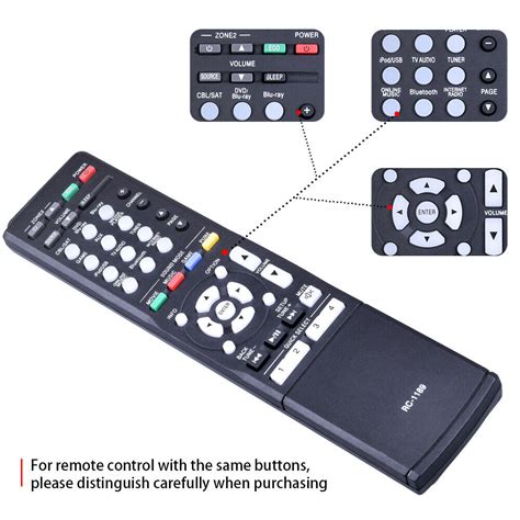 New Rc For Denon Av Receiver Replace Remote Control Avr S W Avr