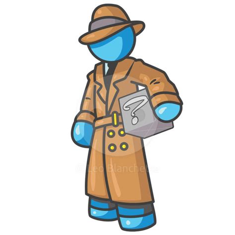 detective mystery clip art  image