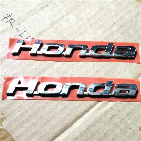 Jual Emblem Tulisan Honda Original Shopee Indonesia