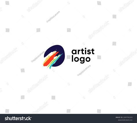 Artist Logo Design Vector Template Stock Vector (Royalty Free ...