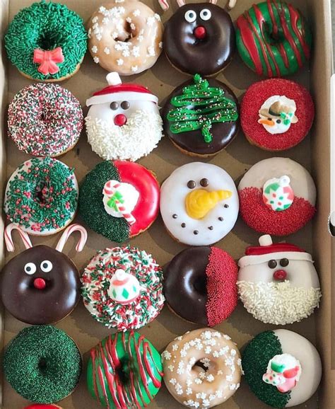 20 Doughnut Christmas Tree Decoration