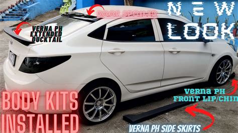 Exclusive Body Kits Installed Hyundai Accentvernasolaris