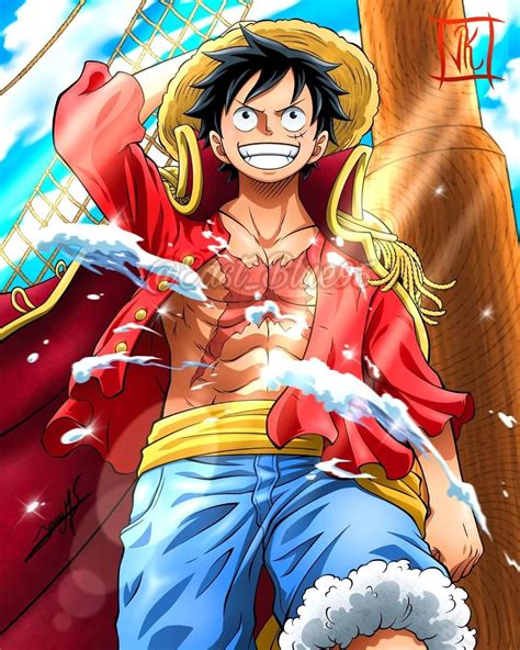 The Pirate King Manga Anime One Piece One Piece Luffy One Piece Drawing