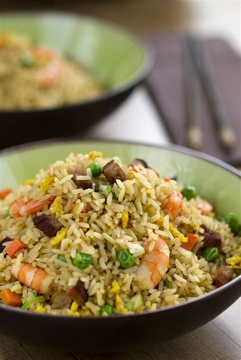 Arroz frito Yangzhou 揚州炒飯 Receta de arroz frito Arroz frito