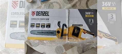 Электропила цепная Denzel rcs-400-36 купить в Москве | Товары для дома ...
