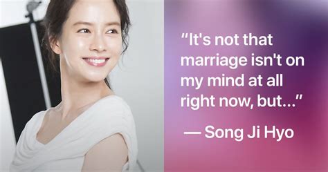 Song Ji Hyo Talks About Her Plans For Marriage