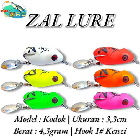 Jual Soft Frog Zal Lure Model Kodok Cm Umpan Kesting Shopee Indonesia