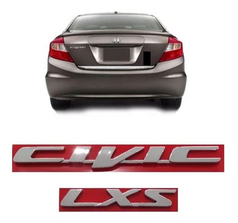 Emblema Honda Civic Porta Mala MercadoLivre