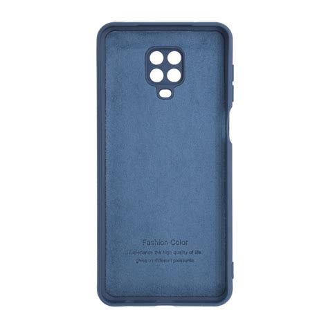 Чехол BoraSCO для Xiaomi Redmi Note 9 Pro 9S Microfiber Case синий