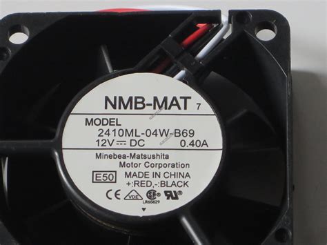 NMB 2410ML 04W B69 12V 0 4A 3wires Cooling Fan