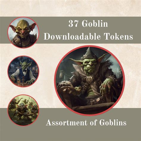 Dnd Goblin Token Dungeons And Dragons Dnd Tokens