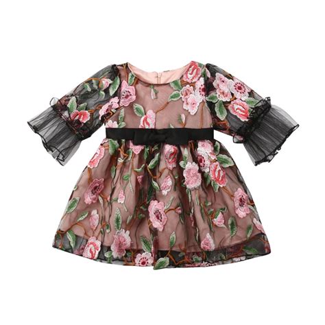 Nette Baby Kleid Mädchen Kleinkind Kinder Baby Mädchen Temperament