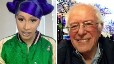 Cardi B Interviews Bernie Sanders About Coronavirus, Healthcare, and Joe Biden: Watch