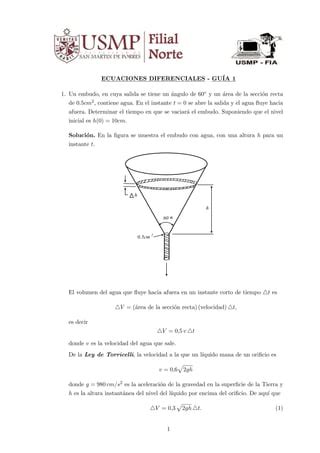 Gu A Ecuaciones Diferenciales Pdf