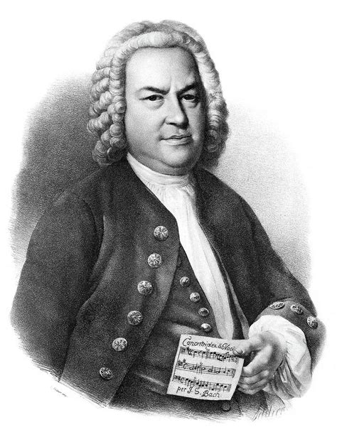 Johann Sebastian Bach 1685 1750 Drawing By Granger Fine Art America