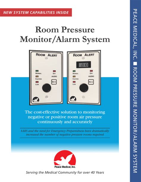 Room Pressure Monitor/Alarm System