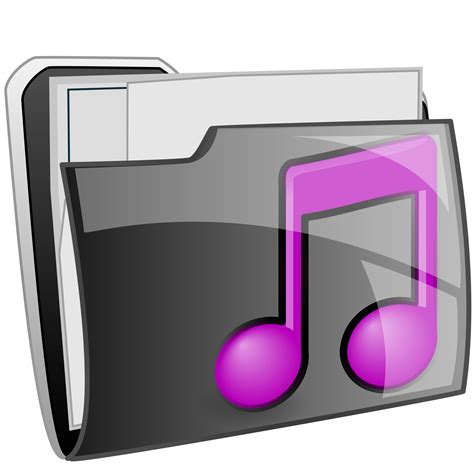 Music Folder Icon At Vectorified Collection Of Music Folder Icon