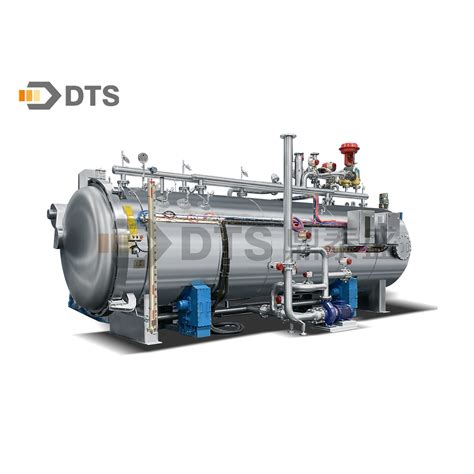 Water Spray Rotary Retort Sterilizer Autoclave For Dairy Products