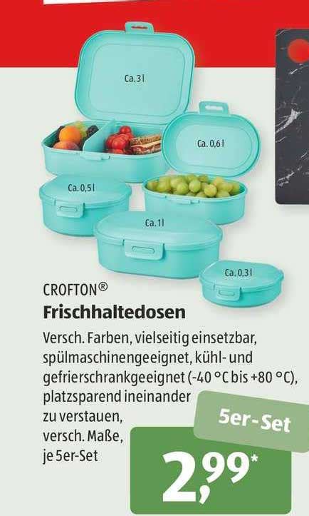 Crofton Frischhaltedosen Angebot bei ALDI SÜD 1Prospekte de