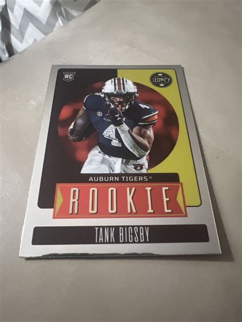 2023 Legacy Football Tank Bigsby Silver Chrome Rookie RC EBay