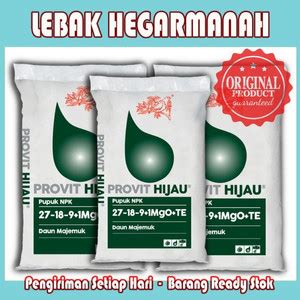 Jual Pupuk Daun NPK Lengkap Meroke Provit Hijau Kemasan Original