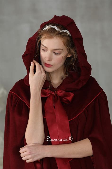 Maxi Hooded Wool Cloak In Wine Red Wool Cape Maxi Cape Etsy