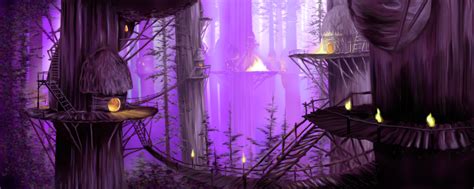 Ewok village by MichaelCopp on DeviantArt