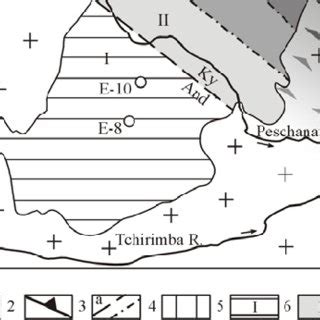 A Geological Sketch Map Of Collisional Metamorphism On The Eastern