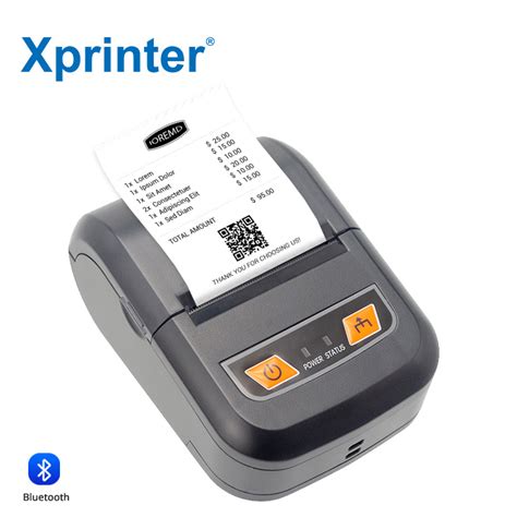 Xprinter Portable Mini 58mm Receipt Printer Xp P503a Android Bluetooth Mobile Printer Thermal