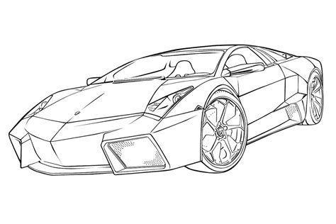 Desenhos De Lamborghini Para Colorir Wonder Day