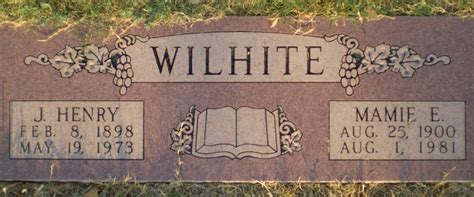 John Henry Wilhite 1898 1973 Memorial Find A Grave