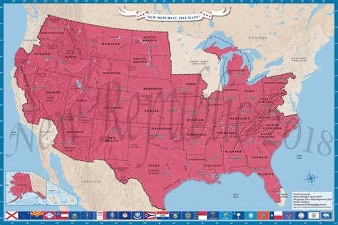 United States New Republic 2018 Maps