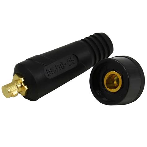 Quick Fitting Cable Connector Plug Socket Dkj10 25 Dkz10 25 Mig Mma Tig Welding Machine High