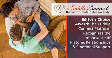 Editor’s Choice Award The Cuddle Connect Platform Recognizes The Importance Of Platonic