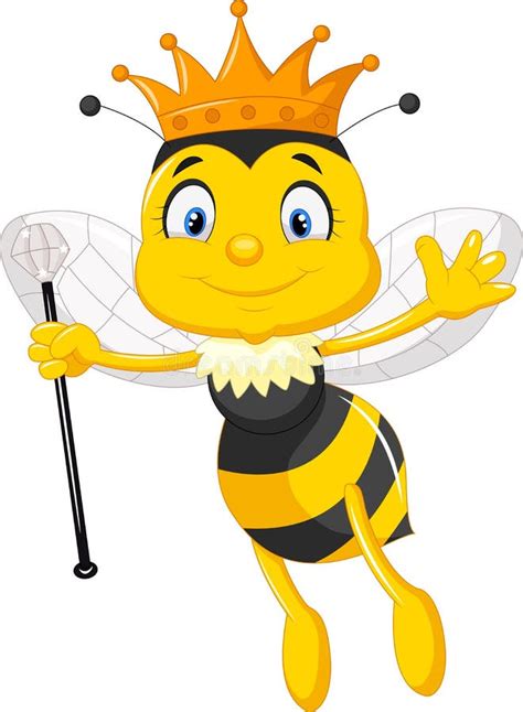 Queen Bee Cartoon Stock Vector Image Of Nature Funny 45746150