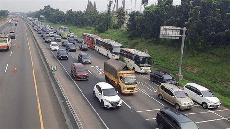 H 10 Hingga H 6 Lebaran 2022 Jasa Marga Catat 365 492 Kendaraan Menuju