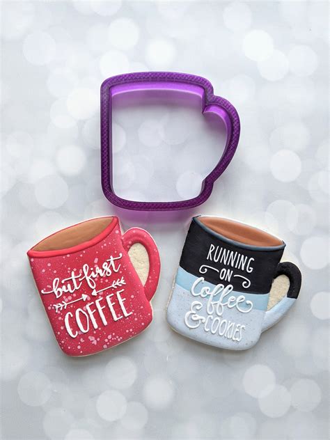 Coffee Mug Cookie Cutter And Fondant Cutter And Clay Cutter Etsy