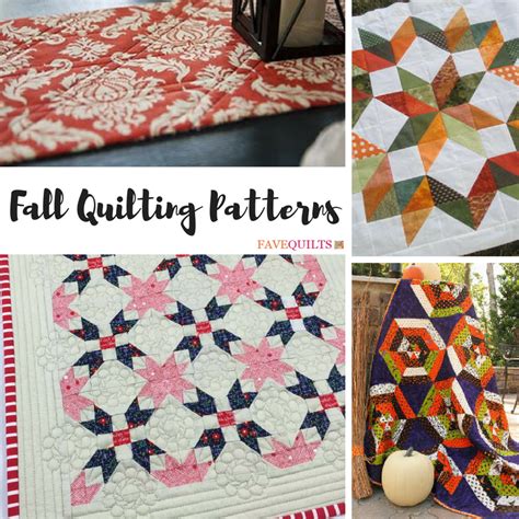 25 Fabulous Fall Quilting Patterns - Seams And Scissors