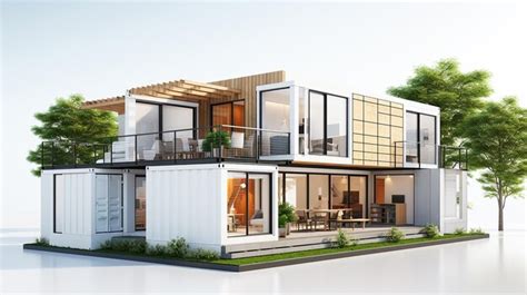 Premium Photo | Photo of modern home 3d design