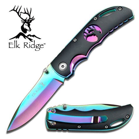 Mtech Usa Rainbow Folding Knife Er134rb