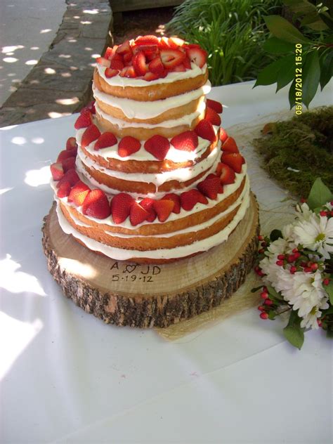 Strawberry Shortcake Wedding Cake