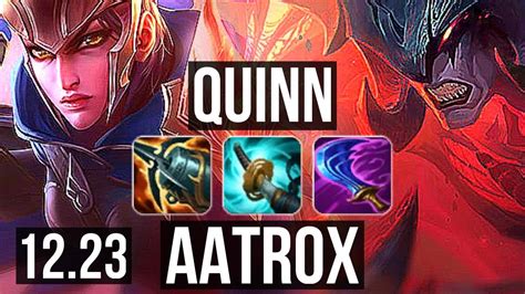 Quinn Vs Aatrox Top Rank 4 Quinn 8 Solo Kills 300 Games Kr