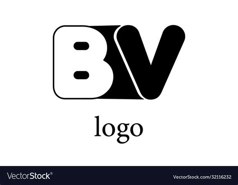 Bv logo Royalty Free Vector Image - VectorStock