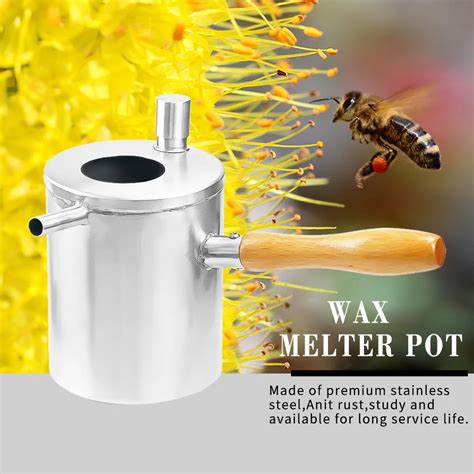 Beekeeping Product Beewax Pot For Bees Stainless Steel Beeswax Melter