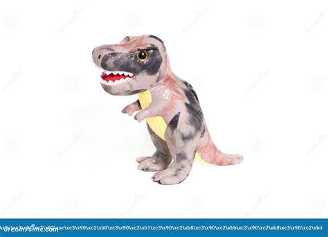 Plush Toy Dragon Isolated On White Background Stock Photo Image Of