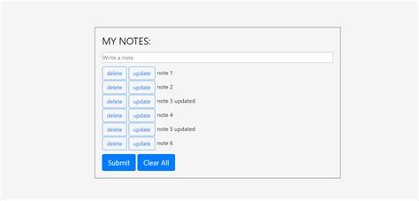 Simple Note App In JavaScript With Source Code - Source Code & Projects