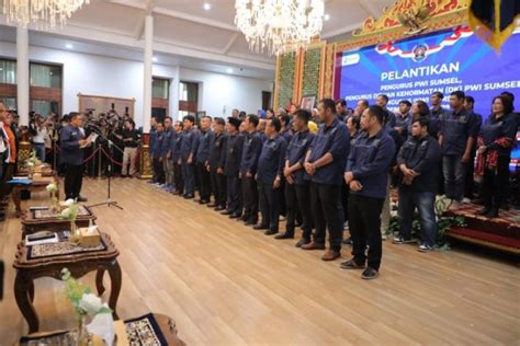 Pengurus PWI Sumsel 2024 2029 Resmi Dilantik Harian Rakyat