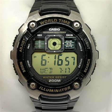 Casio Illuminator Digital Watch Men Mm Depop