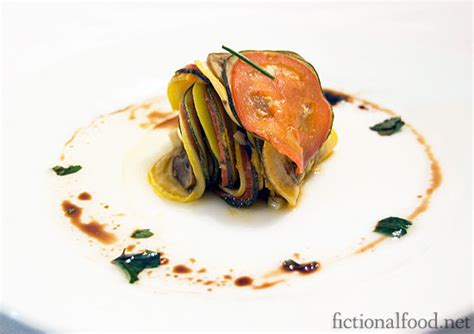 Ratatouille Food Plating