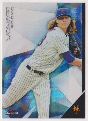 JACOB DeGROM 2015 Topps Finest Baseball PRISM REFRACTOR Card 92 NEW